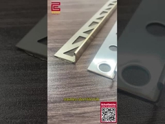 الزخرفة المعدنية خارجية الزاوية تريم حافة البلاط تريم للطوق