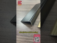 الزخرفية المعدنية السوداء سلم الأنف طلاء غير زلق الفينيل سلم الأنف صبغة