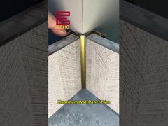 زخرفة لوحة الحائط المصنوعة من الألومنيوم | تشطيب حواف أنيق للديكورات الداخلية للمنزل العصرية #زخرفة_الألومنيوم