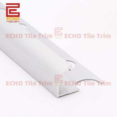 11mm Bullnose Edge البلاط الألومنيوم تقويم الجدار البلاط الزاوية الملفات الشخصية