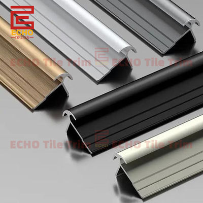 ألومنيوم كروم خارجية الزاوية جدار لوحة التجميل والحواف 8mm