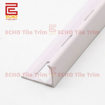 PVC L Angle Straight Edge Tile Trim Corner Beading For Wall Tiles