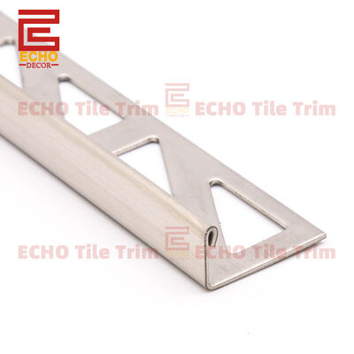 Metal Straight Edge Tile Trim 8mm Tile Edge Protection Trim